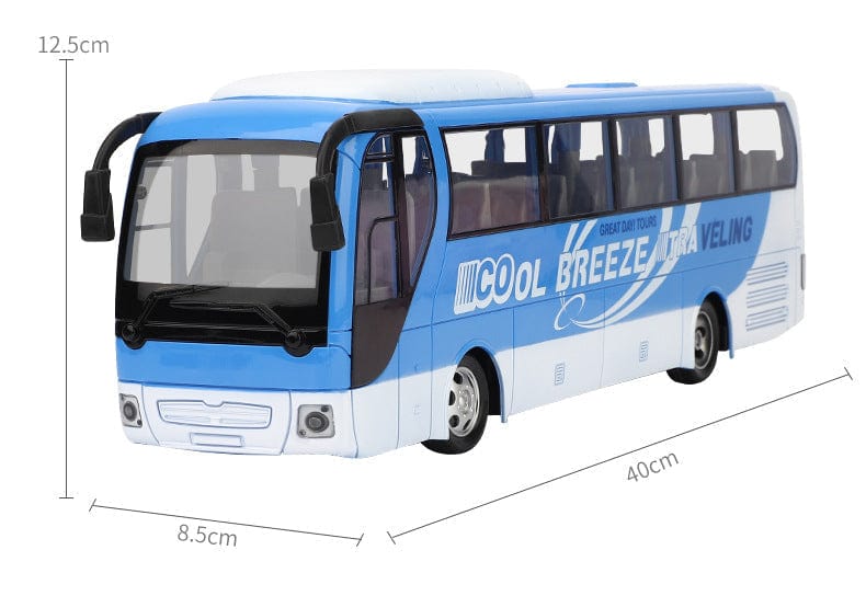 SAMOCHOD-ZDALNIE-STEROWANY® Autobus szkolny zdalnie sterowany Niebieski