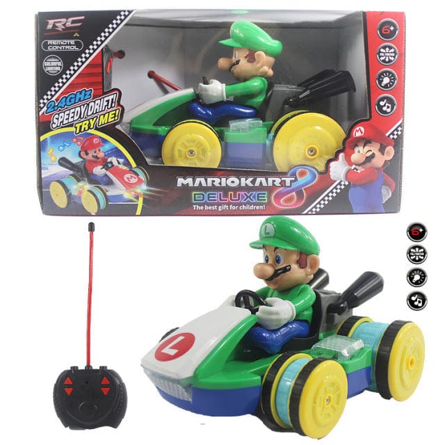SAMOCHOD-ZDALNIE-STEROWANY® Mario Kart Samochód zdalnie sterowany Luigi