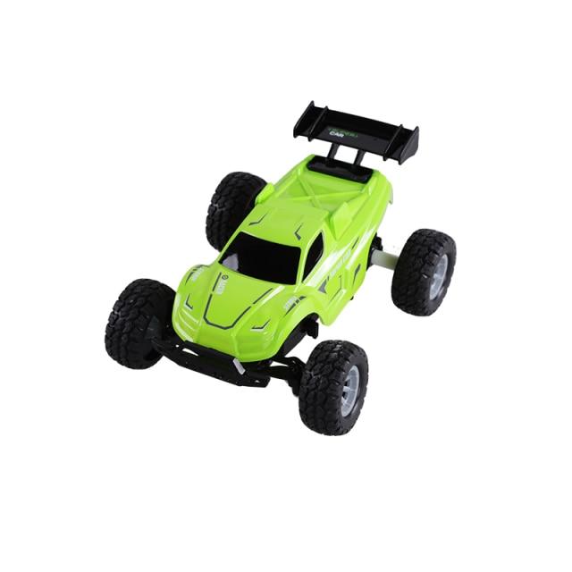 SAMOCHOD-ZDALNIE-STEROWANY® Mini samochód do driftu zdalnie sterowany Zielony z płetwą