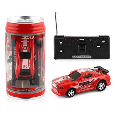 SAMOCHOD-ZDALNIE-STEROWANY® Mini samochód zdalnie sterowany w puszce Czerwony