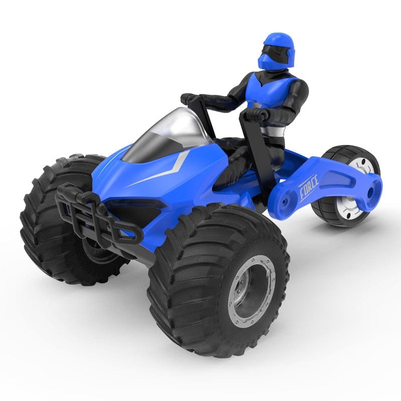 SAMOCHOD-ZDALNIE-STEROWANY® Motocykl zdalnie sterowany 3 koła Niebieski