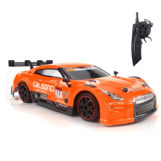 SAMOCHOD-ZDALNIE-STEROWANY® Nissan GTR Samochód zdalnie sterowany Pomarańczowy