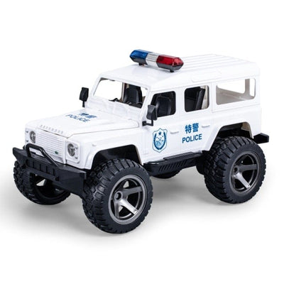 SAMOCHOD-ZDALNIE-STEROWANY® Samochód policyjny zdalnie sterowany Biały