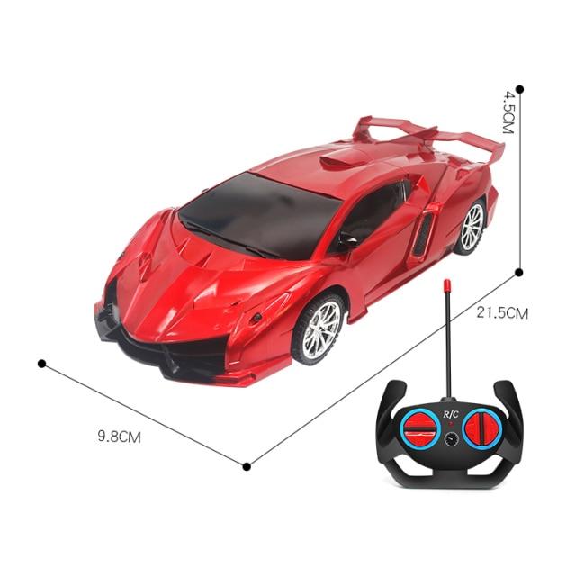 SAMOCHOD-ZDALNIE-STEROWANY® Samochód zdalnie sterowany dla 4-letnich chłopców Czerwony Lamborghini