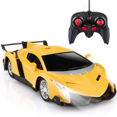 SAMOCHOD-ZDALNIE-STEROWANY® Samochód zdalnie sterowany dla dziecka Lamborghini Żółty