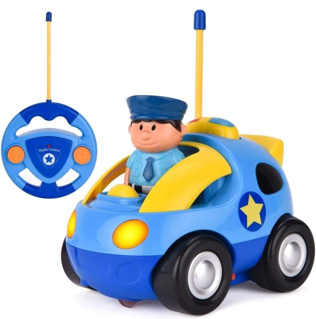 SAMOCHOD-ZDALNIE-STEROWANY® Samochód zdalnie sterowany dla maluszków Policja