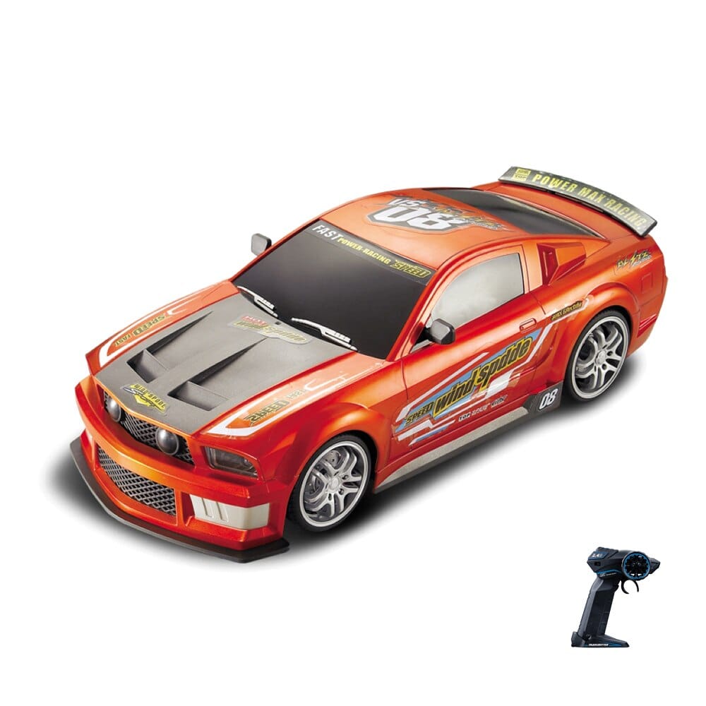 SAMOCHOD-ZDALNIE-STEROWANY® Samochód zdalnie sterowany markowy Mustang Czerwony