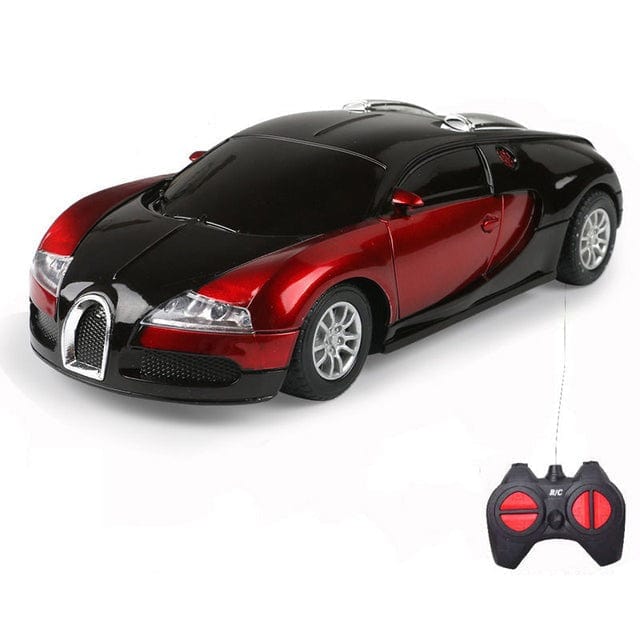 SAMOCHOD-ZDALNIE-STEROWANY® Sportowy Samochód Markowy zdalnie sterowany Bugatti Veyron - Czerwony