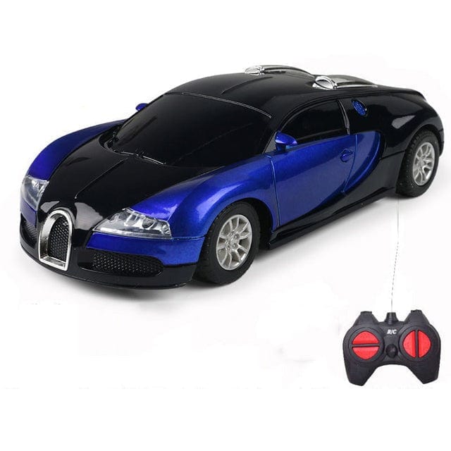 SAMOCHOD-ZDALNIE-STEROWANY® Sportowy Samochód Markowy zdalnie sterowany Bugatti Veyron - Niebieski