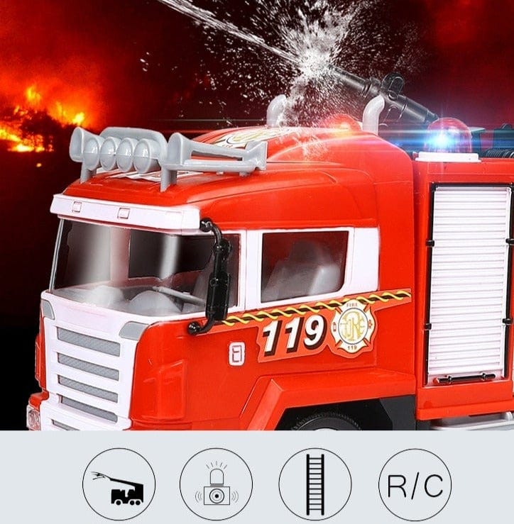 SAMOCHOD-ZDALNIE-STEROWANY® Wóz strażacki zdalnie sterowany