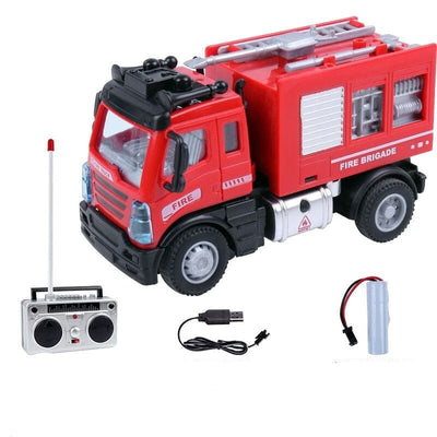SAMOCHOD-ZDALNIE-STEROWANY® Wóz strażacki zdalnie sterowany Drabina / 1 bateria