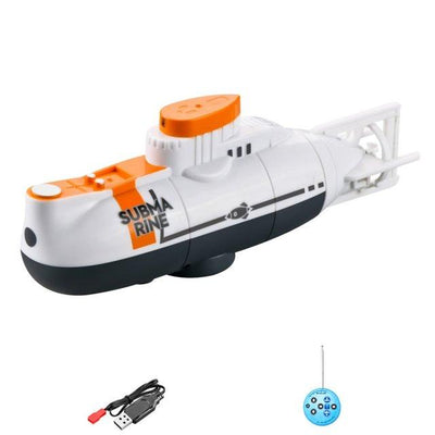 SAMOCHOD-ZDALNIE-STEROWANY® Zabawka łódź podwodna zdalnie sterowana Biały