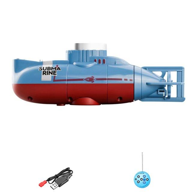 SAMOCHOD-ZDALNIE-STEROWANY® Zabawka łódź podwodna zdalnie sterowana Niebieski
