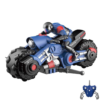 SAMOCHOD-ZDALNIE-STEROWANY® Zabawka sterowana zdalnie- motocykl Niebieski