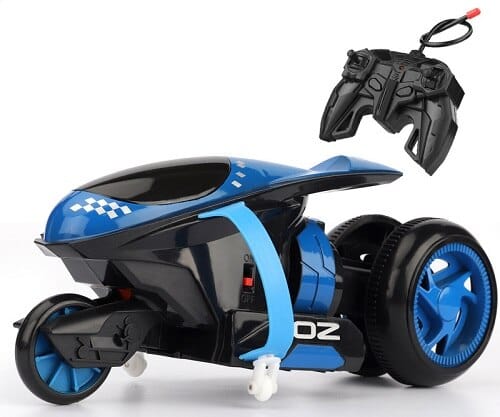 SAMOCHOD-ZDALNIE-STEROWANY® Zdalnie sterowany motocykl dla dziecka Niebieski
