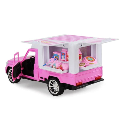 SAMOCHOD-ZDALNIE-STEROWANY® Zdalnie sterowany samochód na akumulator dla dziewczynek Różowy