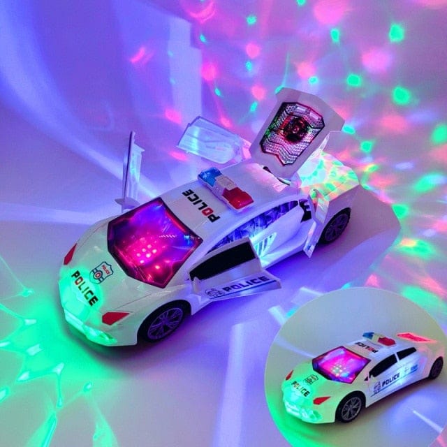 SAMOCHOD-ZDALNIE-STEROWANY® Zdalnie sterowany samochód policyjny zabawka Policyjny Biały